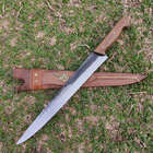 Faca Javalizeira Artesanal 12' Aço Carbono 1070 Caça Javali R