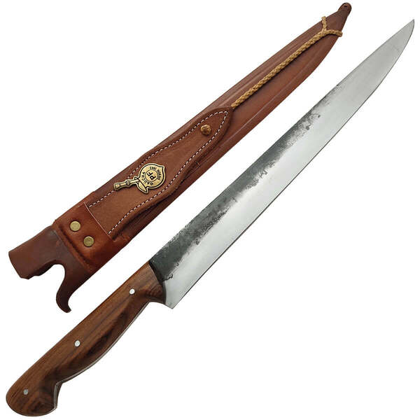 Faca Javalizeira Artesanal 12' Aço Carbono 1070 Caça Javali R