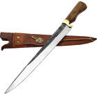 Faca Javalizeira Artesanal 12' Caça Javali Com Guarda Aço Car