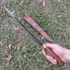 Faca Javalizeira Artesanal 12' Caça Javali Com Guarda Aço Car