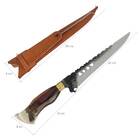 Faca Javalizeira Artesanal Caça Caçador Aço Cirúrgico 10.