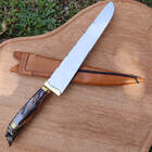 Faca Javalizeira Caça 10' Inox Cirúrgico 3mm Híbrido Cartucho