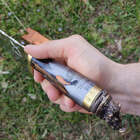 Faca Javalizeira Caça 10' Inox Cirúrgico 3mm Híbrido Cartucho