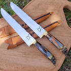 Faca Javalizeira Caça 10' Inox Cirúrgico 3mm Híbrido Cartucho