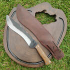 Faca Kukri Artesanal Full Tang 7mm Aço Carbono 1070 Com 10 Po