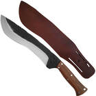 Faca Kukri Artesanal Full Tang 7mm Aço Carbono 1070 Com 10 Po