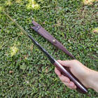 Faca Língua De Chimango 11" Artesanal Aço Cirúrgico Inox 420c