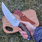 Faca Mountain 5mm Para Caça Coreadeira Courear Aço Inox 420c