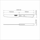 Faca Multiuso Tramontina Com Lâmina Em Aço Inox E Cabo Em Mad