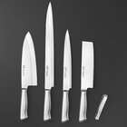 Faca Nakiri Tramontina Sushi Diamond Com Lâmina E Cabo Em Aço