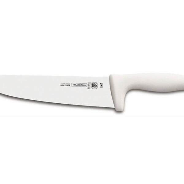 Faca Para Carne 6 Profissional Branco Lamina De Aco Inox E Ca