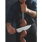 Faca Para Carne 8 Polywood Vermelho Lamina De Aco Inox Cabo D