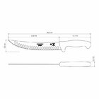 Faca Para Carne Butcher Com Lamina Em Aco Inox E Cabo Em Poli