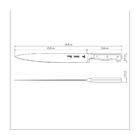 Faca Para Carne Century Com Lamina Em Aço Inox E Cabo Em Poli