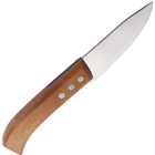 Faca Para Castrar Capar Camping E Pescaria Aço Inox 4\" Com B