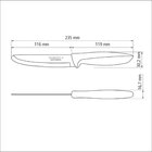 Faca Para Churrasco Jumbo 5' Plenus Tramontina Em Aço Inox Tr