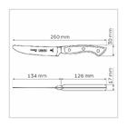 Faca Para Churrasco Jumbo Tramontina Century Em Aço Inox  5'