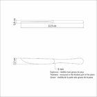 Faca Para Churrasco Zurique Em Aco Inox Tramontina