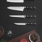 Faca Para Fatiar E Picar 7 Century Preto Lamina De Aco Inox E