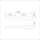 Faca Para Legumes E Frutas Tramontina Cronos Em Aço Inox 3"
