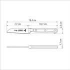 Faca Para Legumes Frutas 3 Century Preto Lamina De Aco Inox E