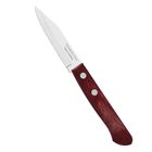 Faca Para Legumes Frutas 3 Polywood Vermelho Lamina De Aco In