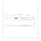 Faca Para Peixeira 7 Carbono Lamina De Aco Carbono E Cabo De