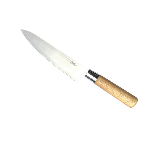 Faca Para Sushi 8" - Corte Fino  Cabo Madeira