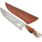 Faca Pescador Churrasco Artesanal 10' Cabo Hibrido Lâmina Vaz