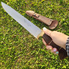 Faca Premium Gaúcha Artesanal Picanheira Madeira Nobre 9' Chu