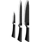 Faca Requin Inox Preto Jogo 3 Peças Hauskraft