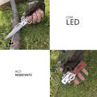 Faca Retrátil Com Led Com Trava Segurança Multiuso Luatek
