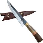 Faca Rustica Artesanal Para Churrasco De Aço Carbono 1070 Lar