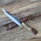 Faca Rustica Artesanal Para Churrasco De Aço Carbono 1070 Lar