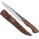Faca Rustica Para Churrasco Aço Carbono 8” Cabo Guajuvira