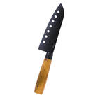 Faca Santoku Grafite Inox Cabo Acácia 7" Mimostyle