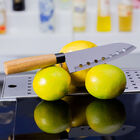 Faca Santoku Grafite Inox Cabo Acácia 7" Mimostyle