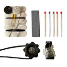 Faca Tática De Sobrevivência Dorff Ntk Aço Inox 420 Com 6 Fun