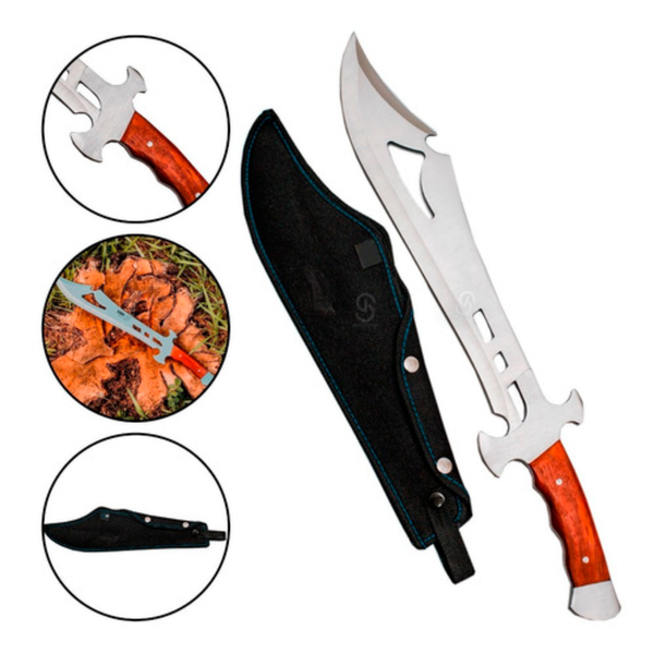 Facão Aladim Medieval Selva Campo Sítio Corta Mato Acampament