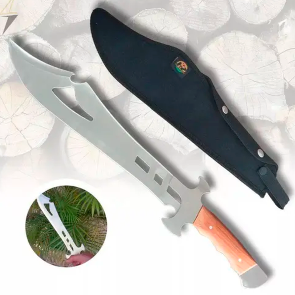 Facão Aladim Militar Selva Campo Sítio Pesca Caça Ergonômico