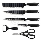 Facas Profissionais Para Cozinha 6 Peças Com Cutelo Tesoura E