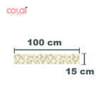 Faixa Adesiva Cozinha Banheiro Pastilha Bege 10m