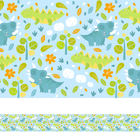 Faixa de Parede Dinossauro Dino Baby 3mx15cm