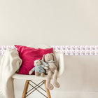 Faixa de Parede Floral para Quarto de Menina 10mx10cm