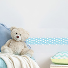 Faixa de Parede Nuvens em Azul para Quarto Infantil 10mx10cm