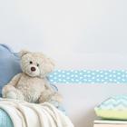 Faixa de Parede Nuvens em Azul para Quarto Infantil 5mx10cm