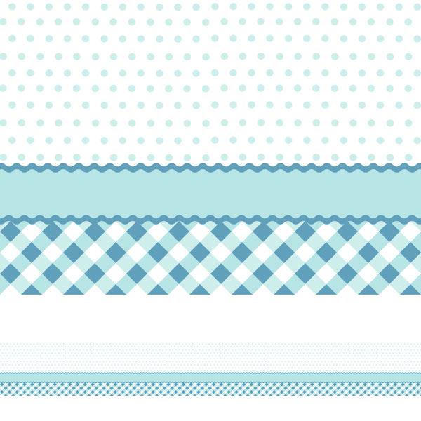 Faixa de Parede para Quarto de Bebê Xadrez Poá Azul 3mx15cm