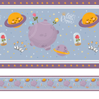 Faixa de Parede Pequeno Príncipe Azul Infantil 10mx10cm