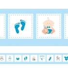 Faixa Decorativa Acessórios Do Bebê Menino