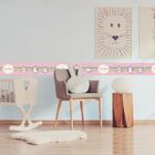 Faixa Decorativa Auto-adesiva Tamanho 120x15cm Tema Unicórnio